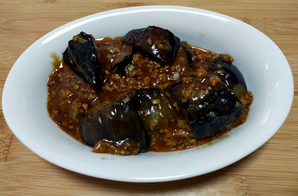 【お手軽】業スー揚げナスで作る本格麻婆茄子