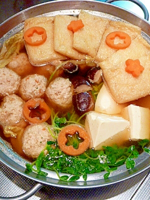 ごっつぁんです ふわふわ鶏だんご入り ちゃんこ鍋 レシピ 作り方 By まめもにお 楽天レシピ