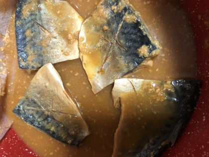 和食の定番のさばの味噌煮