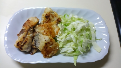 こんがりバターで焼いて♪(*´ω｀*)　美味しいぃ～(*^^*)♪鯵って、こんな風にしても合うんですねっ♪ご馳走様でしたぁ～♪