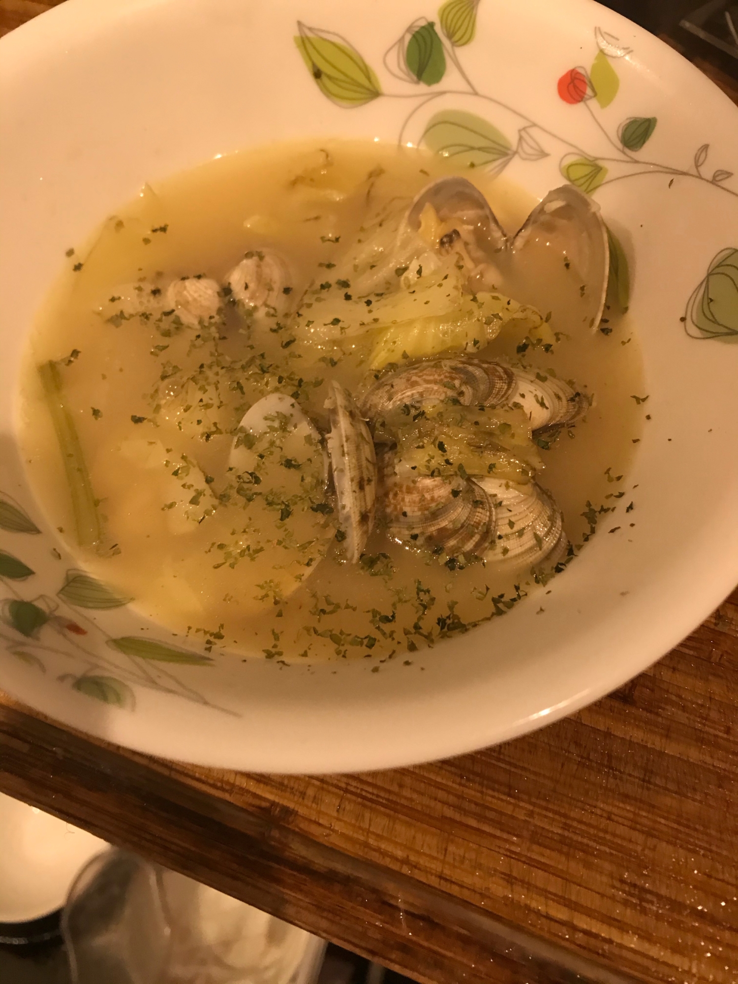 アサリの簡単スープ