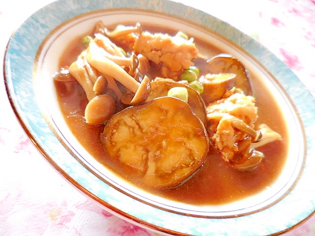 ❤鶏胸ミンチと茄子とシメジのカレー❤