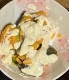 かぼちゃのマヨソース和え