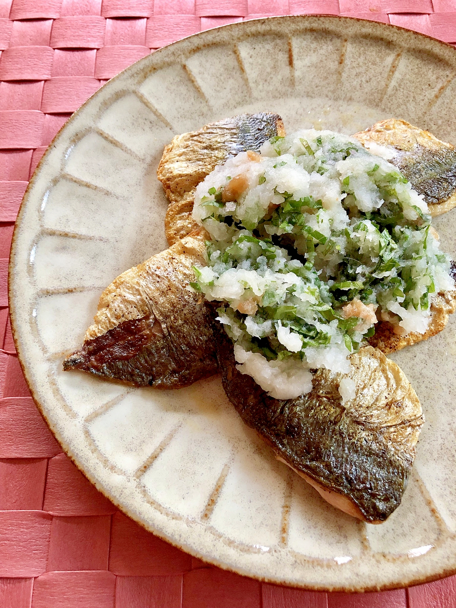 簡単 ヘルシー アジのソテー 大葉梅おろしのせ レシピ 作り方 By はぁぽじ 楽天レシピ 簡単 ヘルシー アジのソテー 大葉梅おろしのせ レシピ 作り方 By はぁぽじ 楽天レシピ