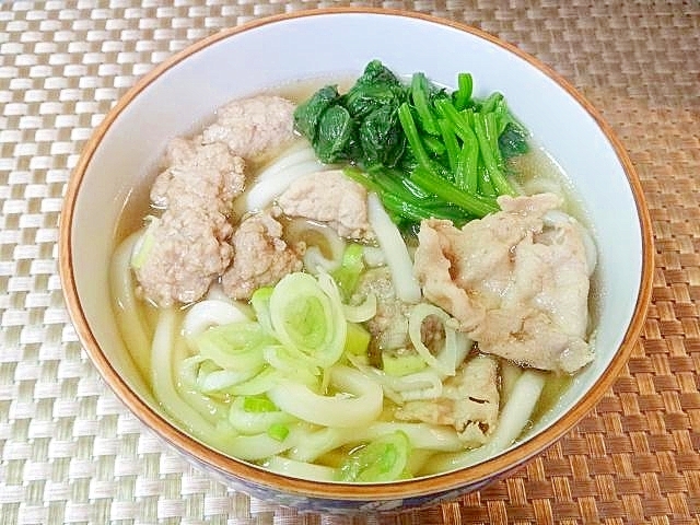 ハンパ肉で☆肉うどん