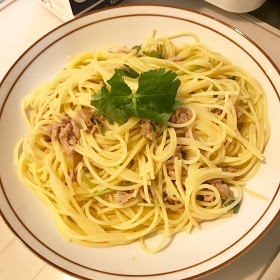 包丁、まな板不要！混ぜるだけ！ツナと梅のパスタ