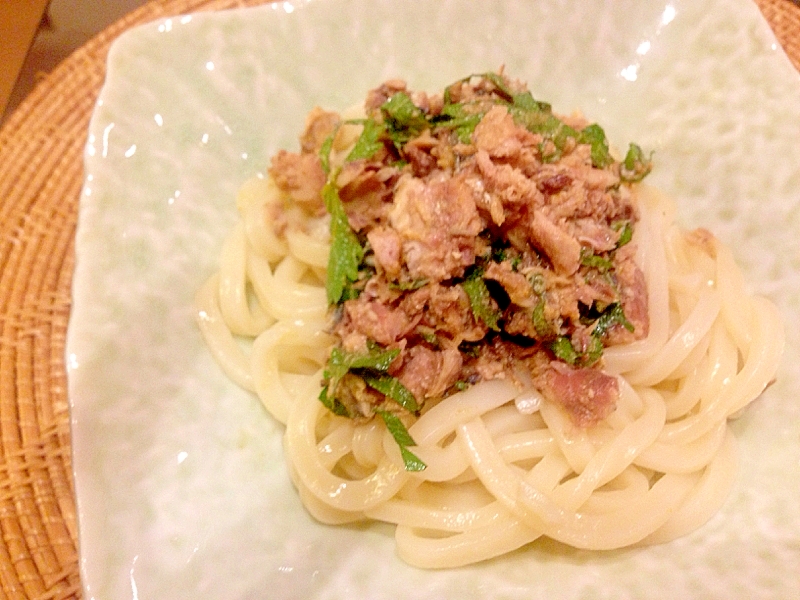 缶詰でカンタン！サバカレーうどん