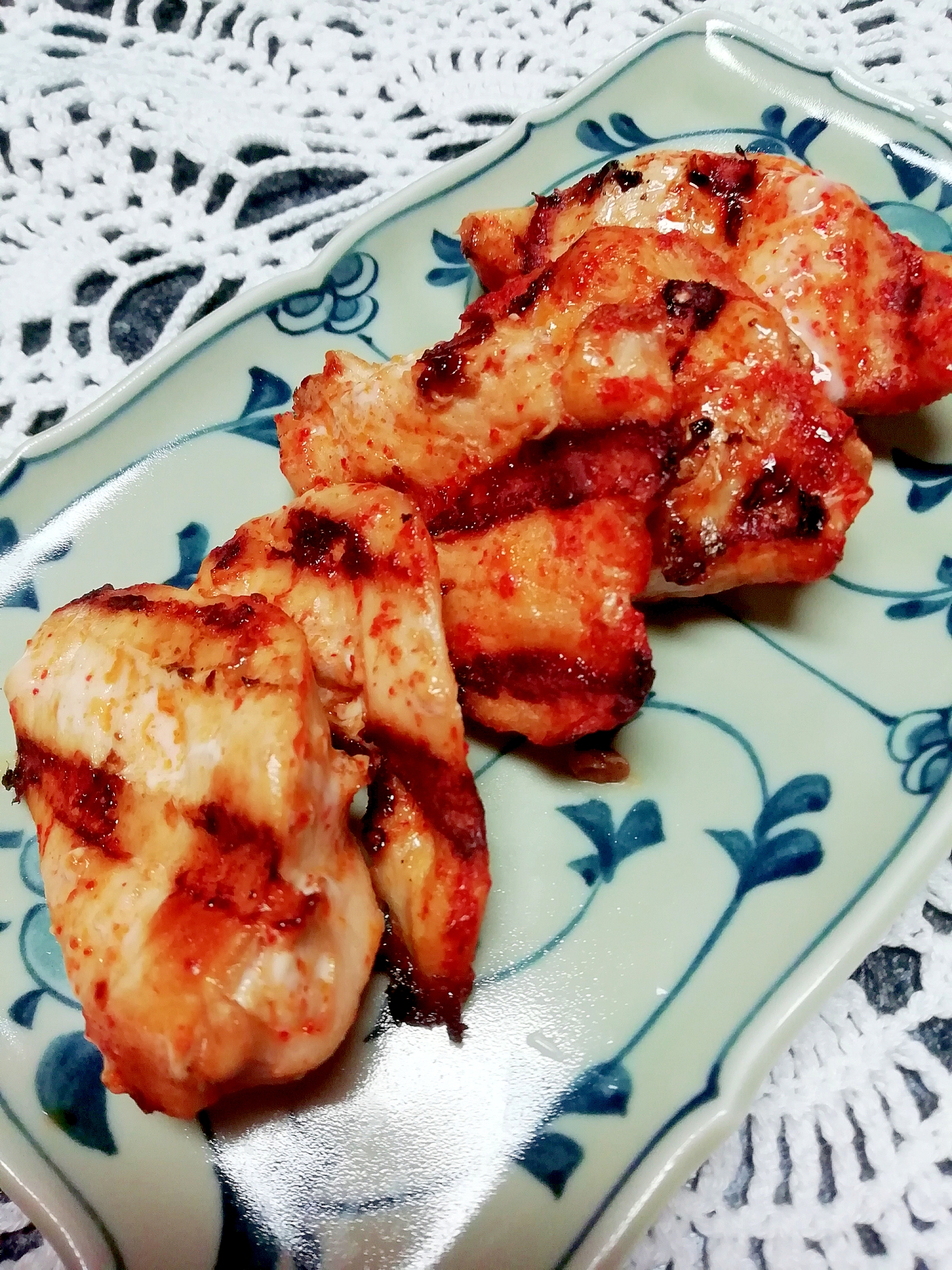 【下味冷凍調理】鶏むね肉の唐辛子グリル焼き