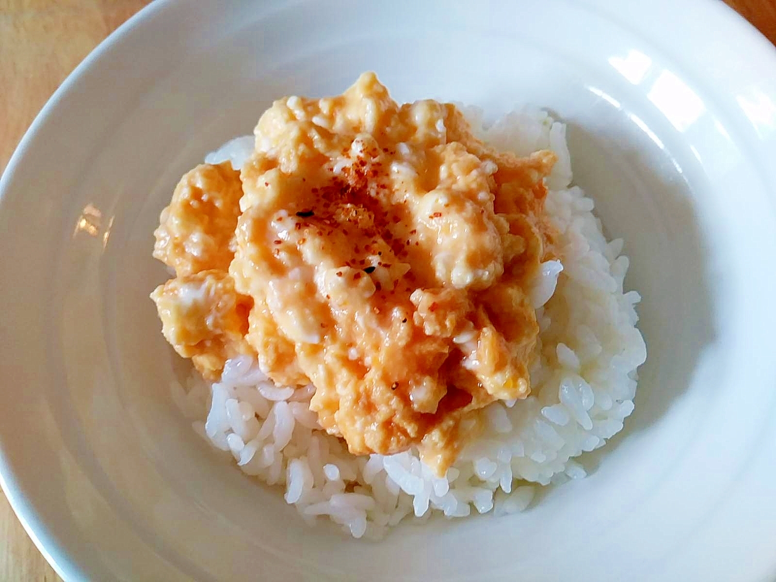 チーズスクランブルエッグ丼