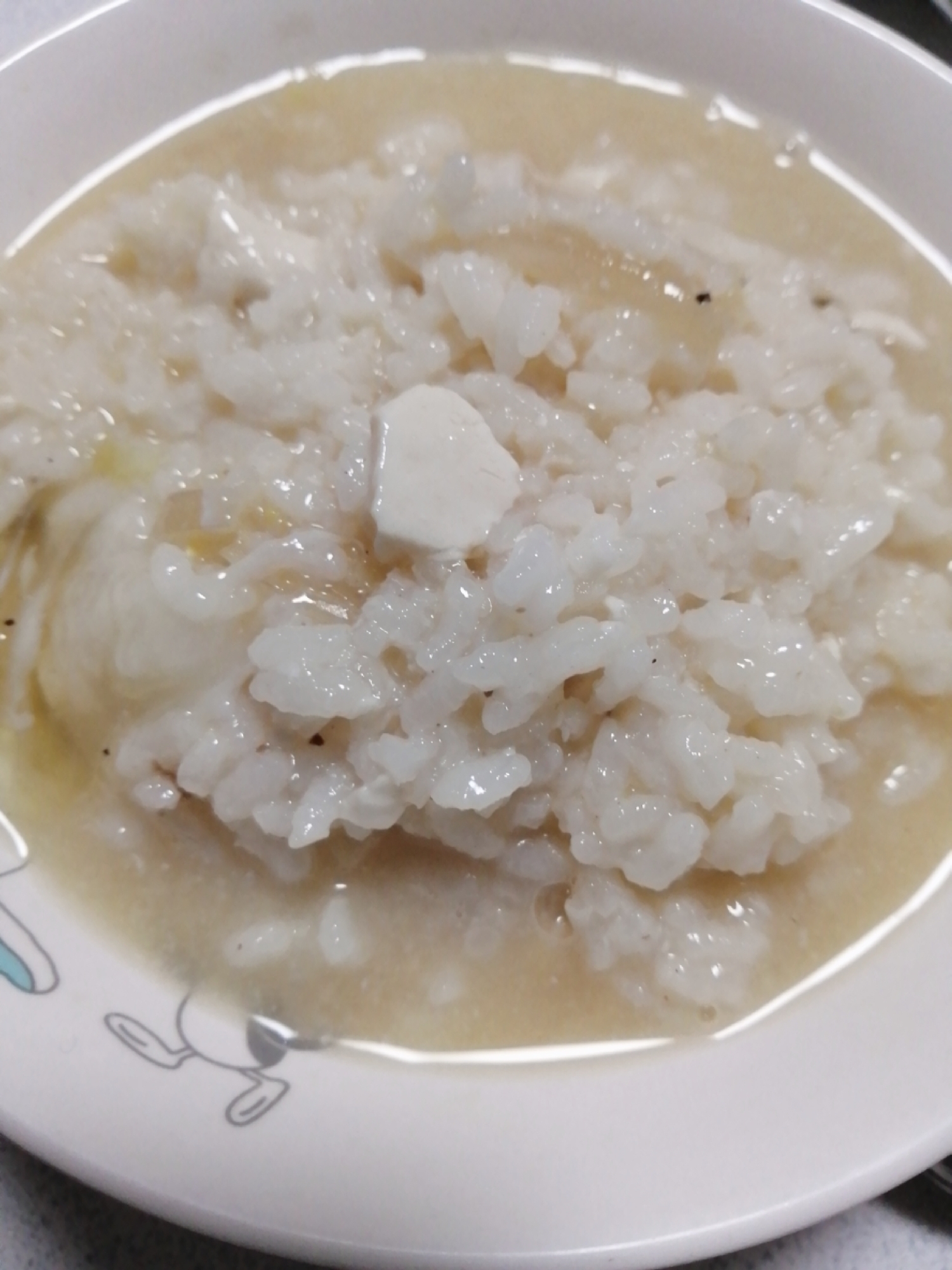 カニ豆腐雑炊