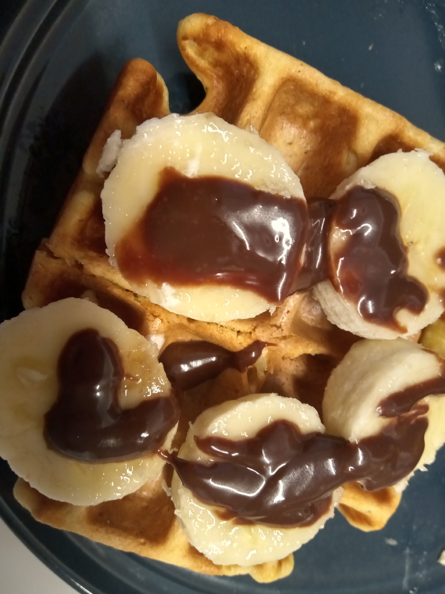 バナナチョコ★ワッフル