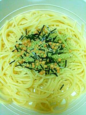 簡単すぎでゴメンなさい☆お茶漬けの素パスタ♪