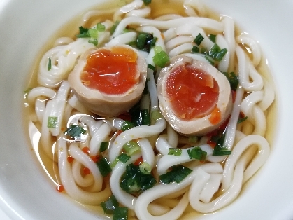 温玉ラー油ぶっかけうどん