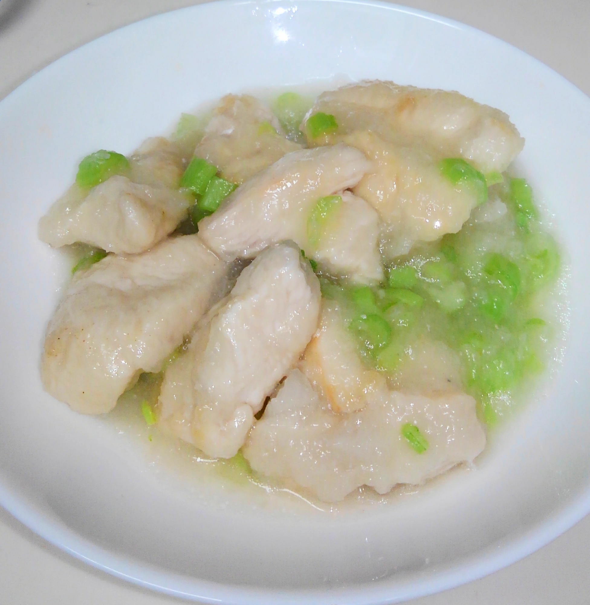 鶏むね肉のおろし煮