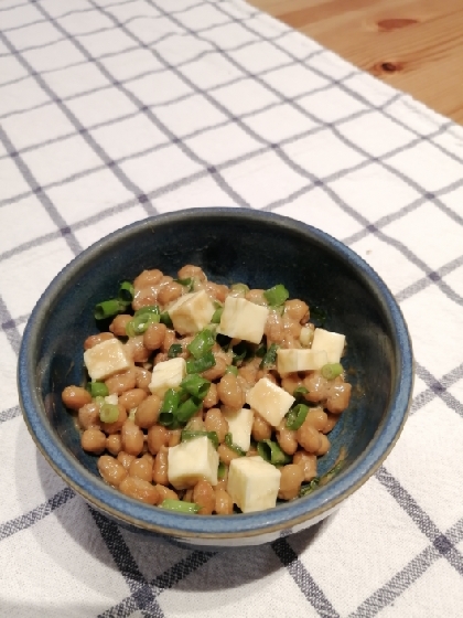 給食の味☆チーズ納豆