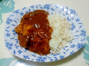 濃厚！鶏むね肉と茄子のトマトカレー＋＋