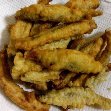 わかさぎのカレー風味からあげ