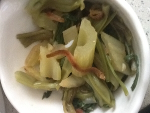 ★香港の食卓から★ 空心菜XO醤炒