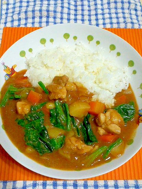 ほうれん草カレー♪