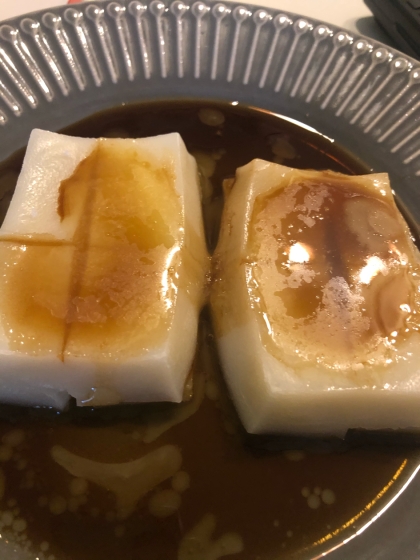 レンジで簡単バター醤油餅