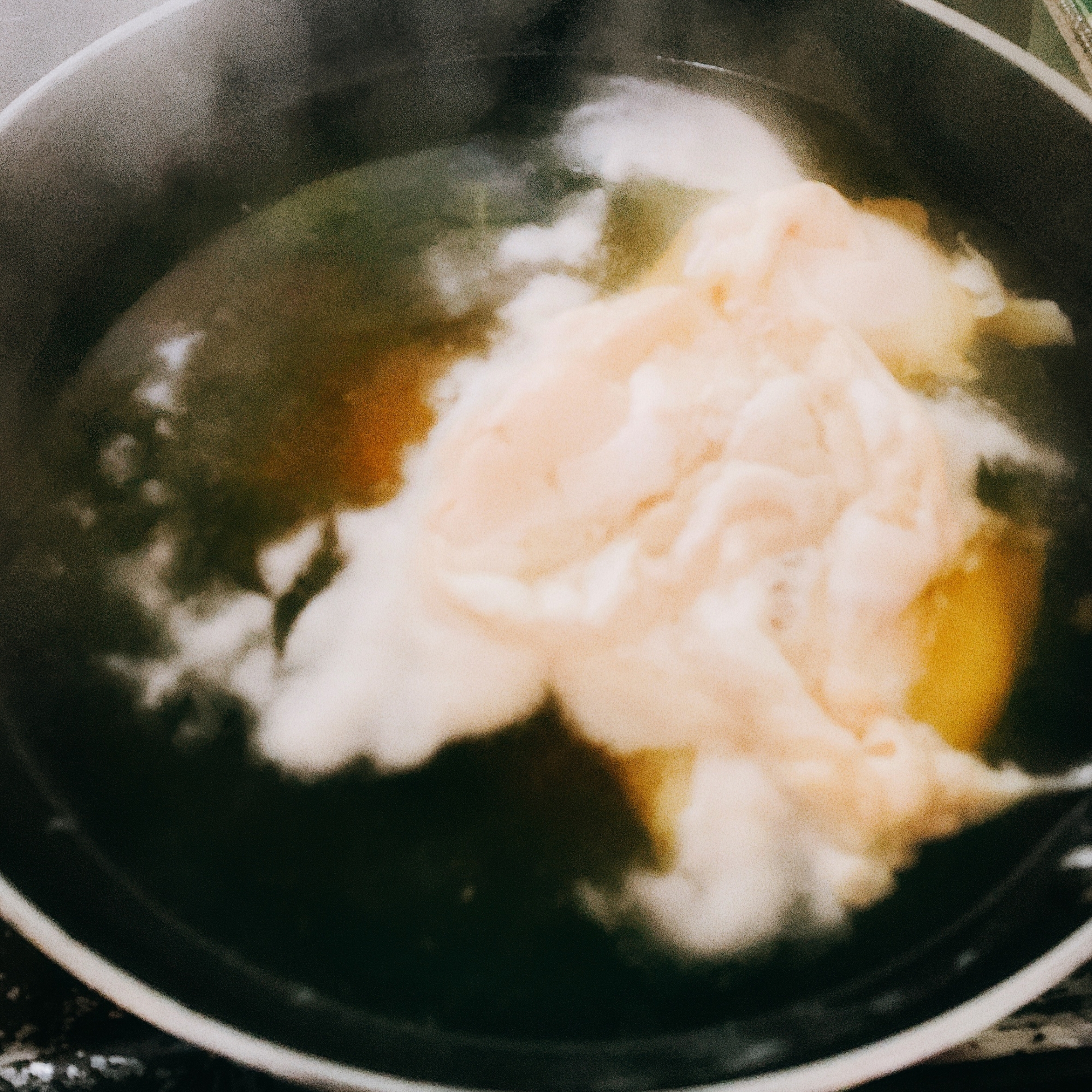 体ぽかぽか 朝ごはんのお供に半熟温玉スープ レシピ 作り方 By あ るちゃん 楽天レシピ