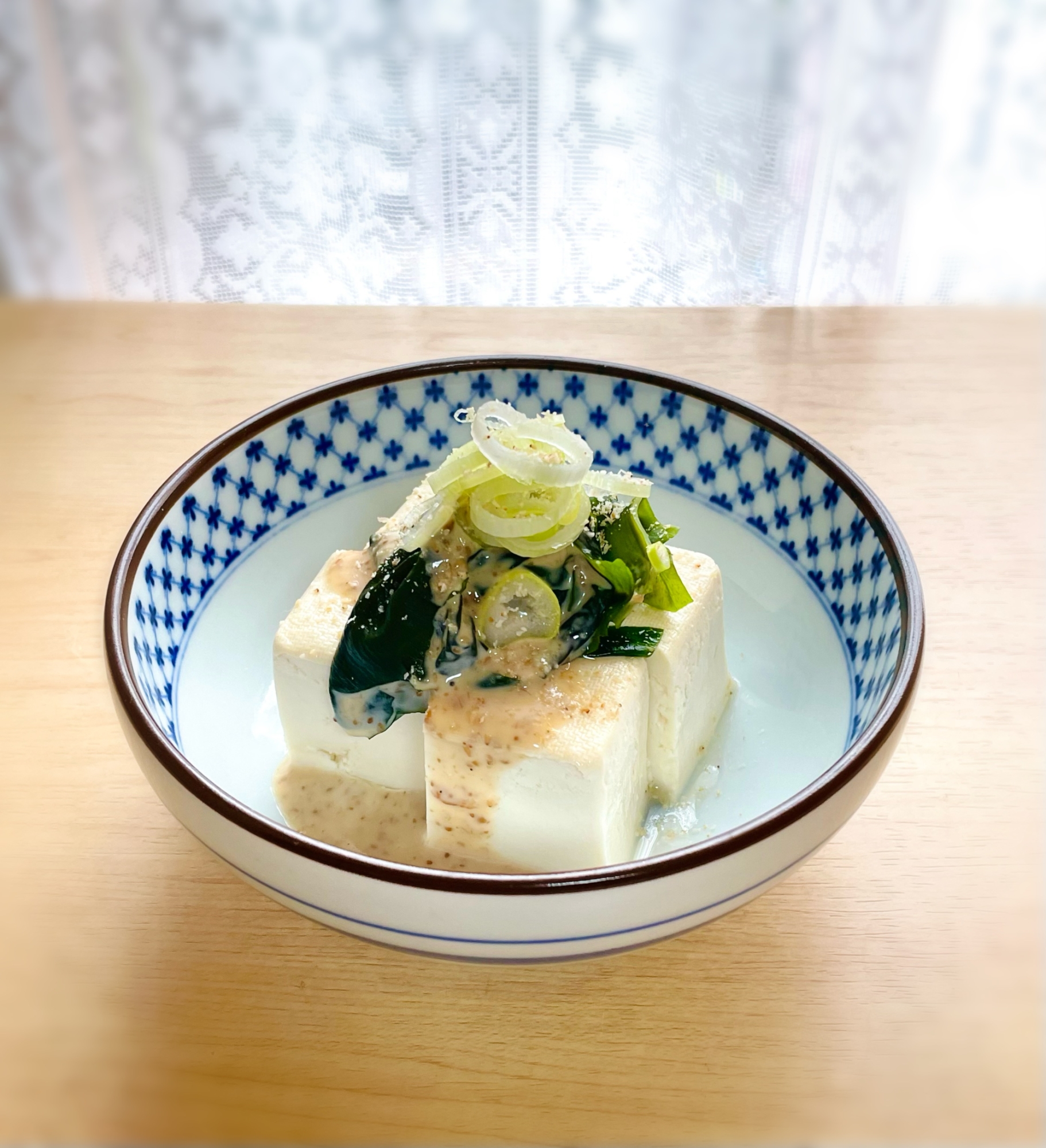 胡麻ドレッシングde冷奴