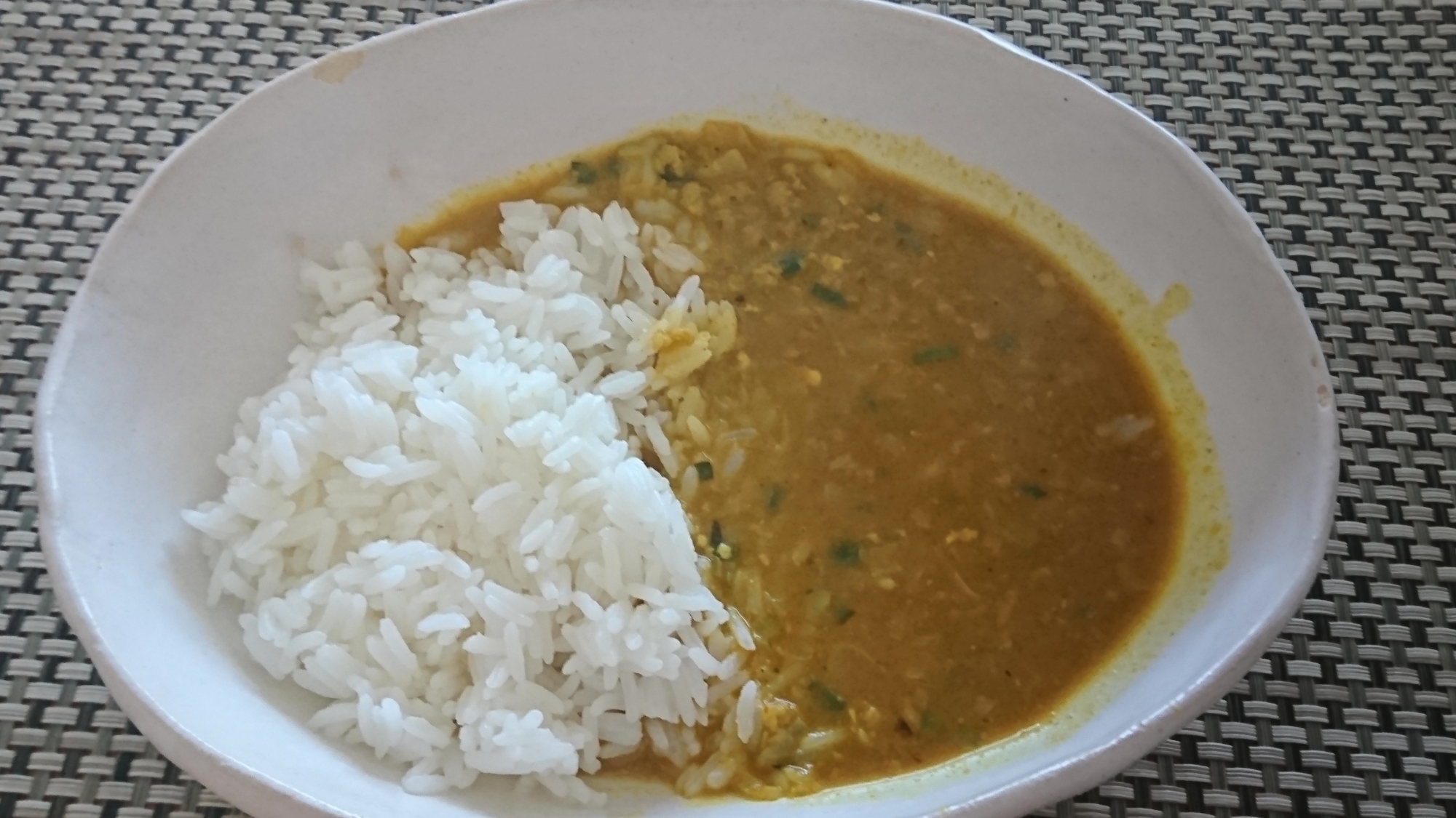 余った餃子の具で簡単カレー