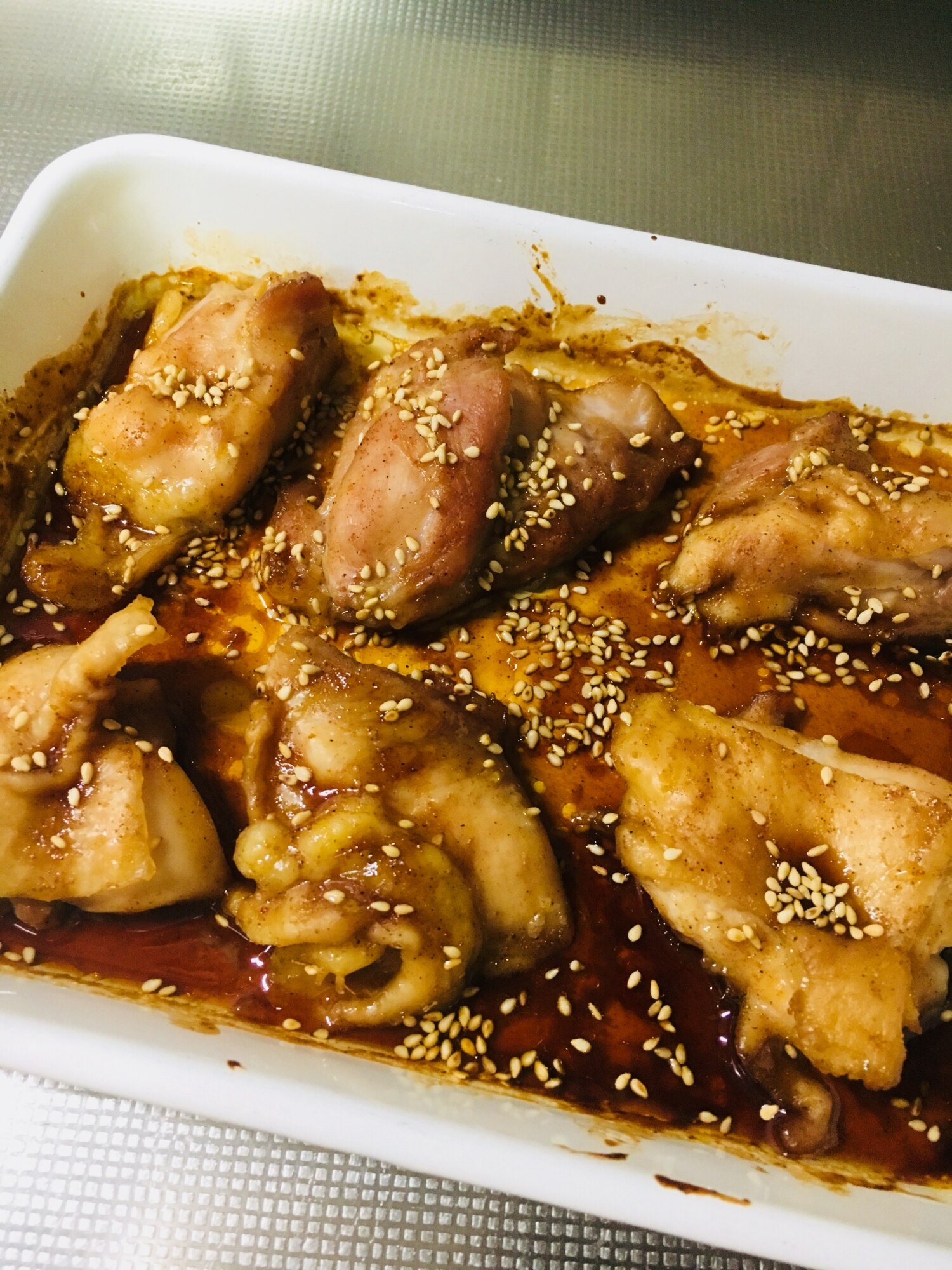 照り焼き 九州醤油◎鶏の照り焼き◎包丁いらず by 6sachi9 【クックパッド