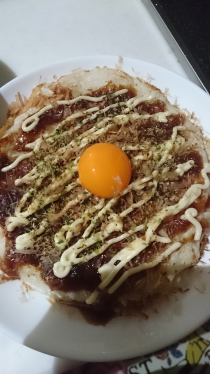 長芋で。お好み焼きのつなぎに使うことはありますがこの食べ方は初めてです！