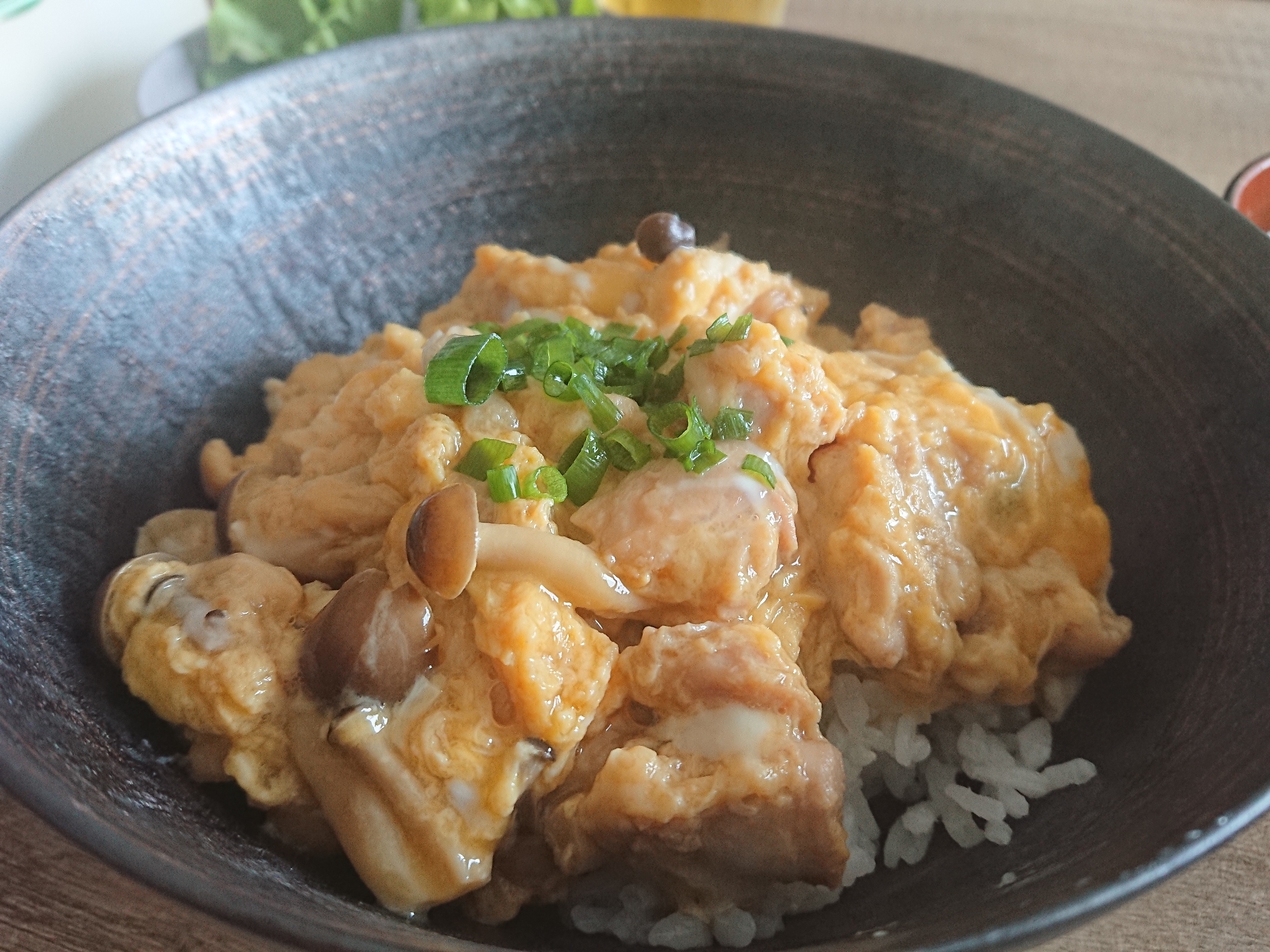 我が家の親子丼★しめじ入り