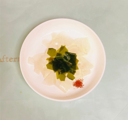 ハリハリ大根♡大根とわかめの明太マヨサラダ