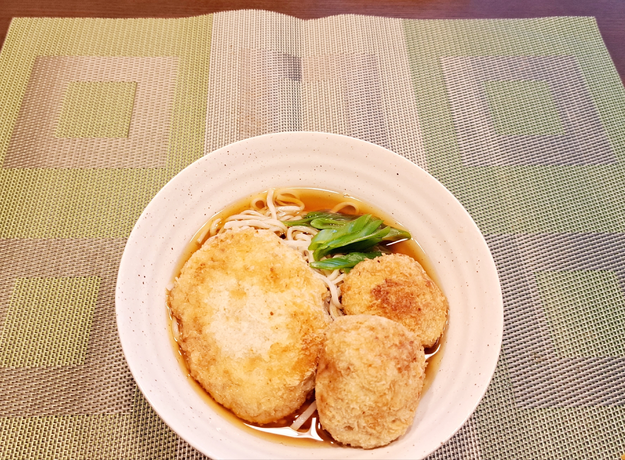 たくさんコロッケを作ったら リメイク！コロッケそば