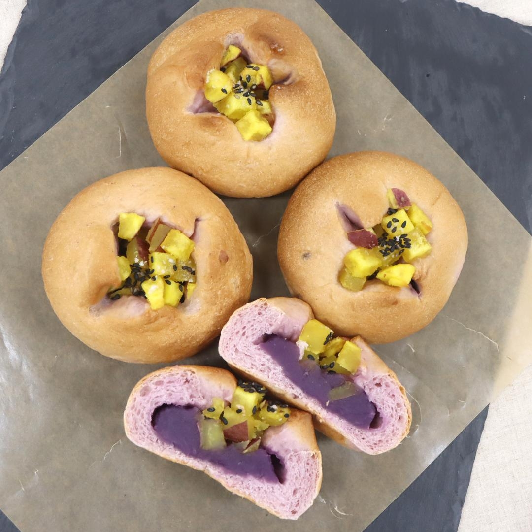 むらさき芋のまるでお芋パン