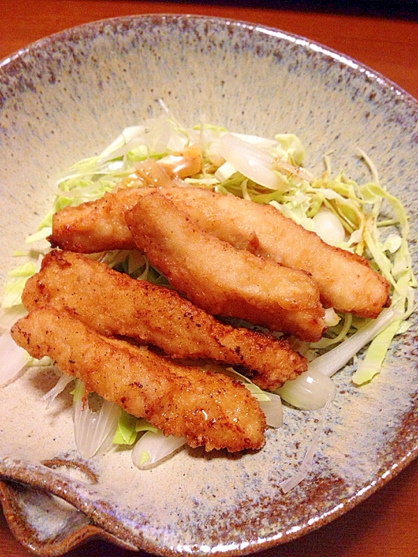 鶏ムネ肉のスティックから揚げ