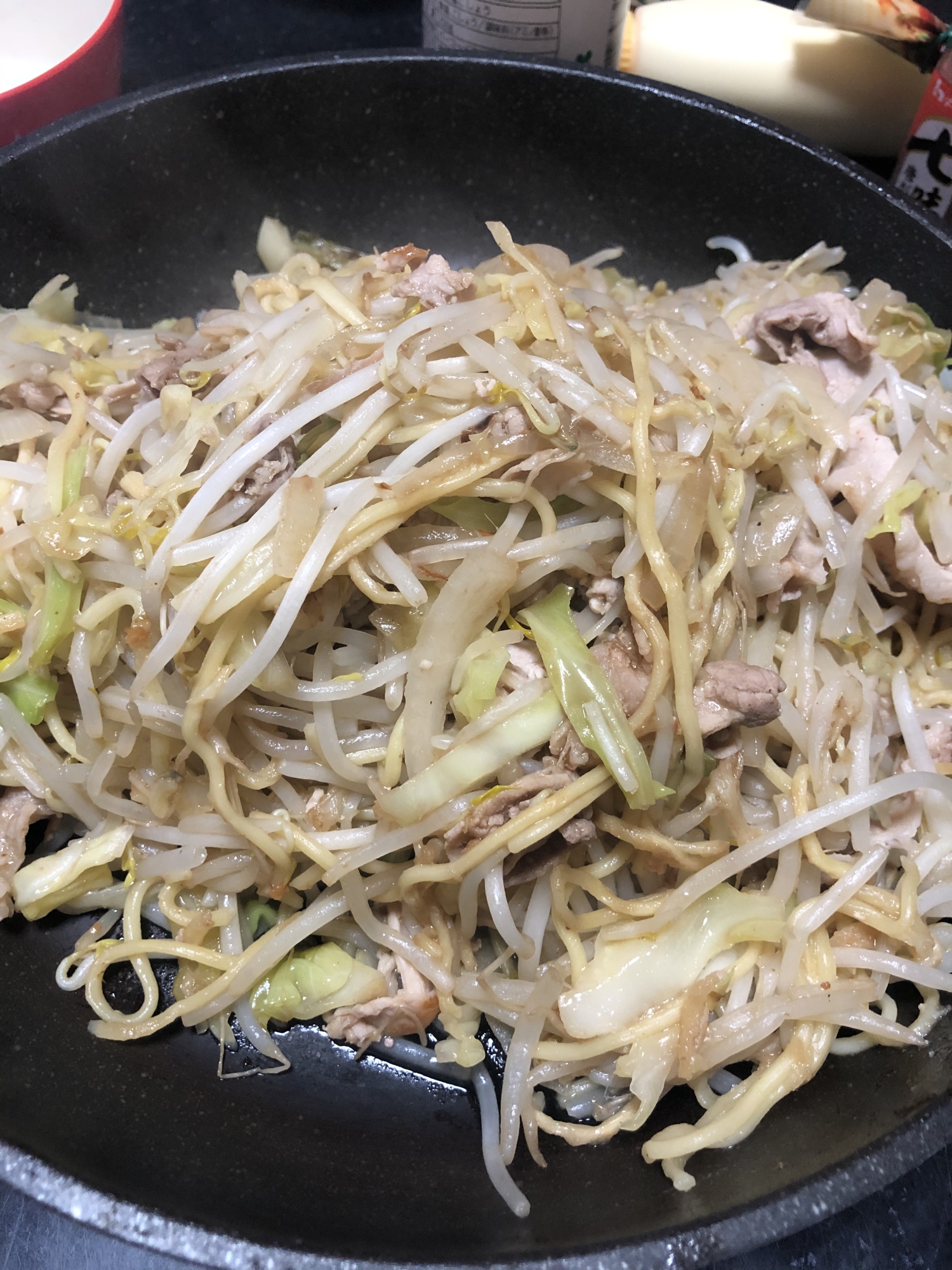 もやしたっぷり焼きそば