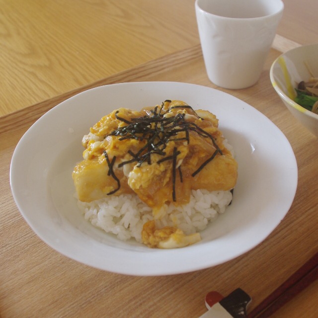 節約‼ちくわ天の卵とじ丼