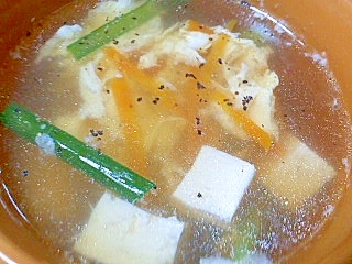 かきたま中華スープ