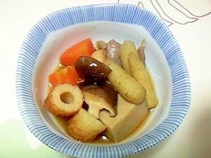 筑前煮に高野豆腐＋＋