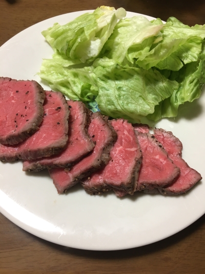 お酢でやわらか・牛肉たたきのカルパッチョ風