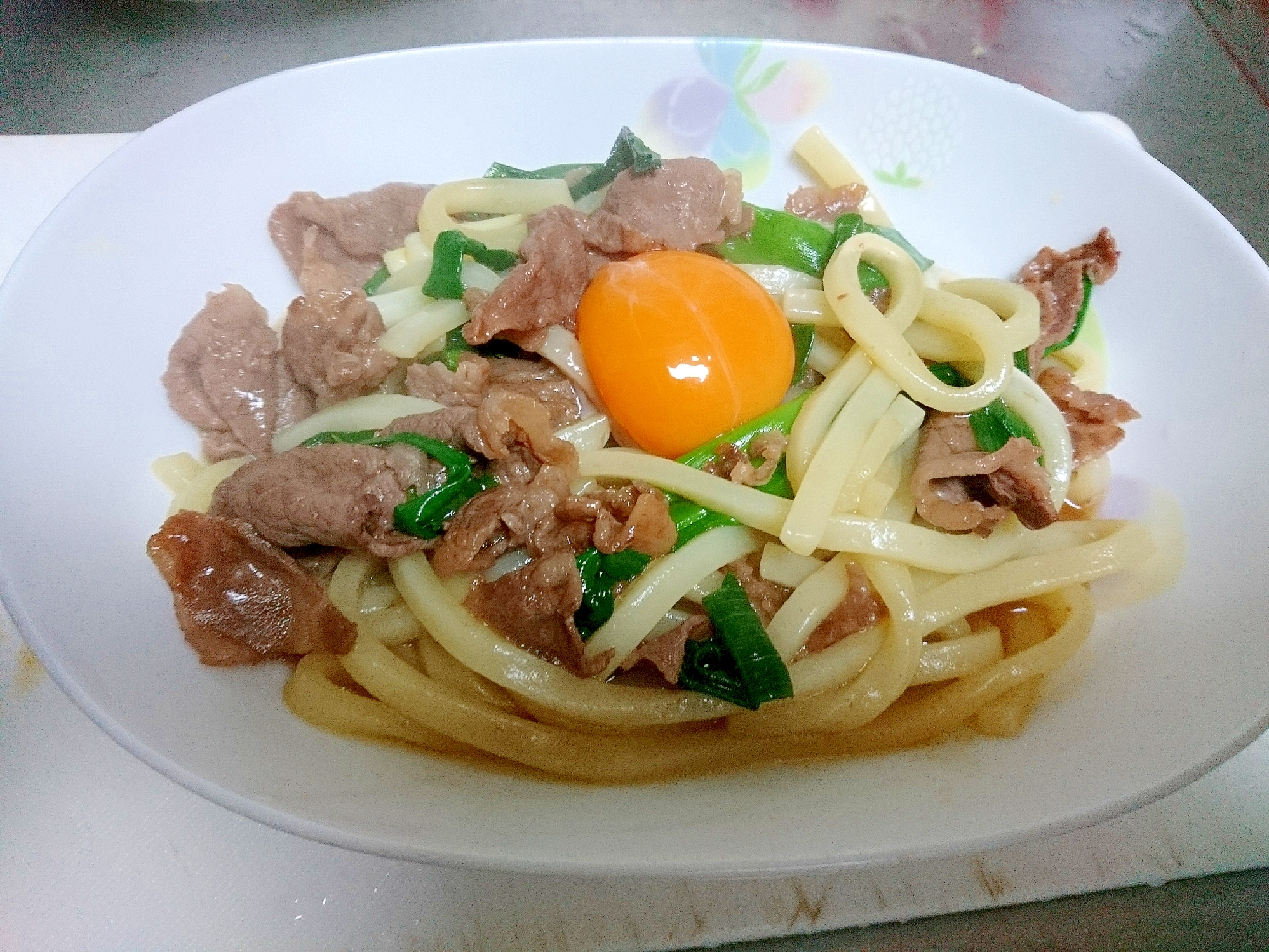 すき焼きうどん