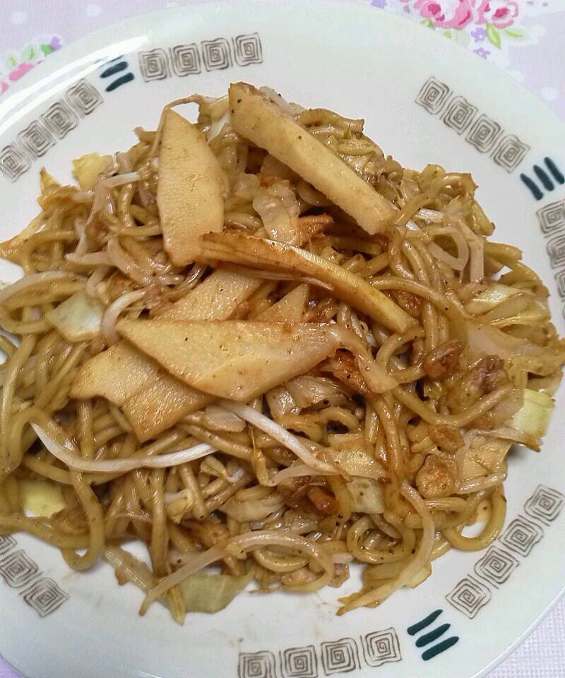 《焼きそば》たけのこ