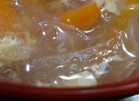 ふんわり卵の春雨スープ