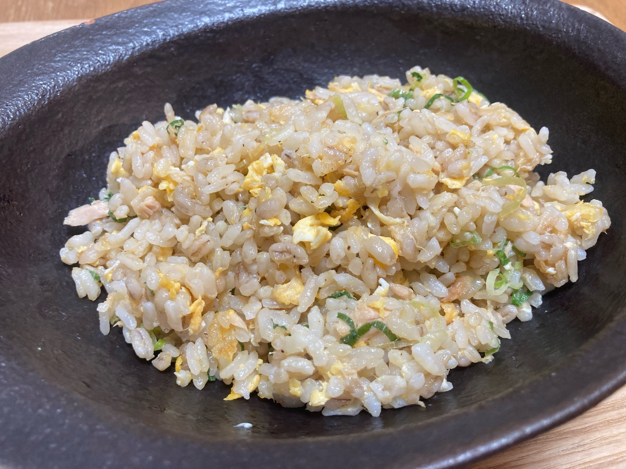 時間がない日の手抜きチャーハン（ツナ）