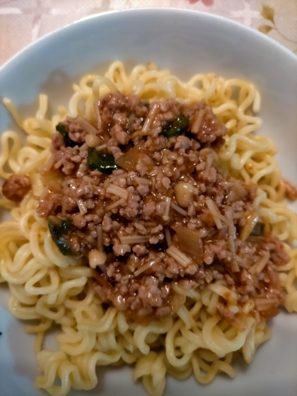 お子様向けのお味♫ウチのジャージャー麺