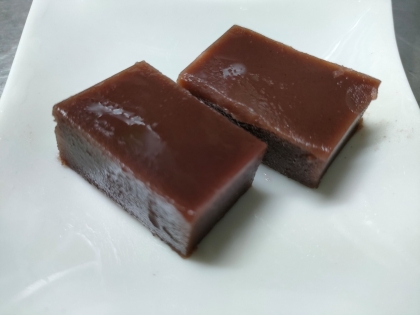 2で覚える／甘さすっきり・なめらか水ようかん