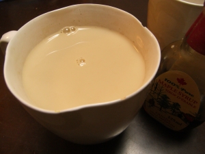 メープルの香りのミルクティ