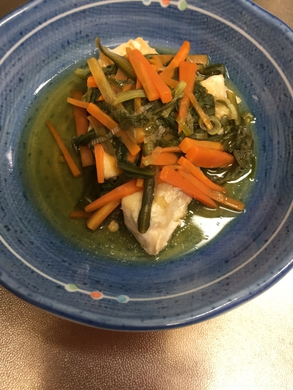 鱈の野菜あんかけ