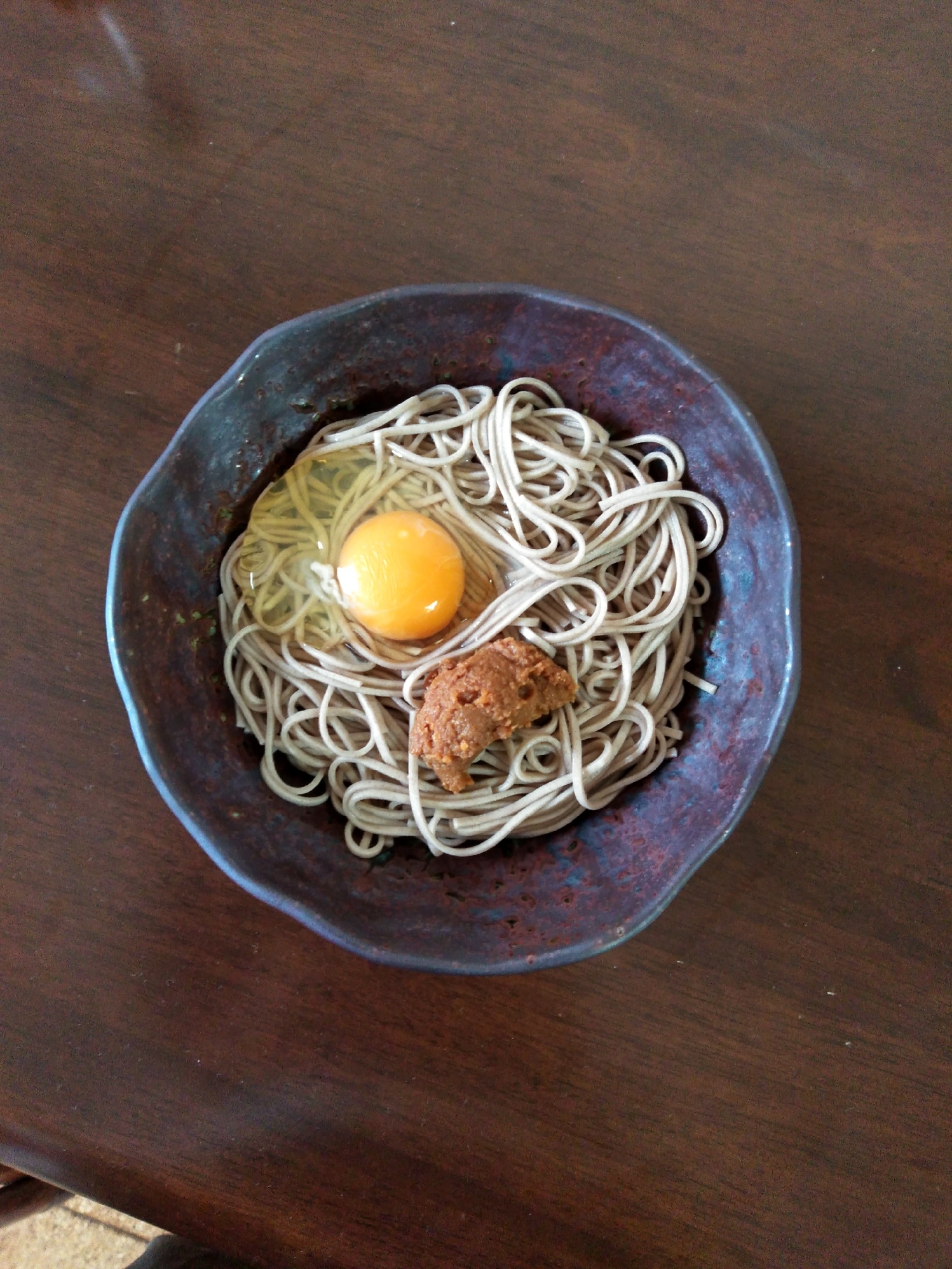 味噌のせ蕎麦