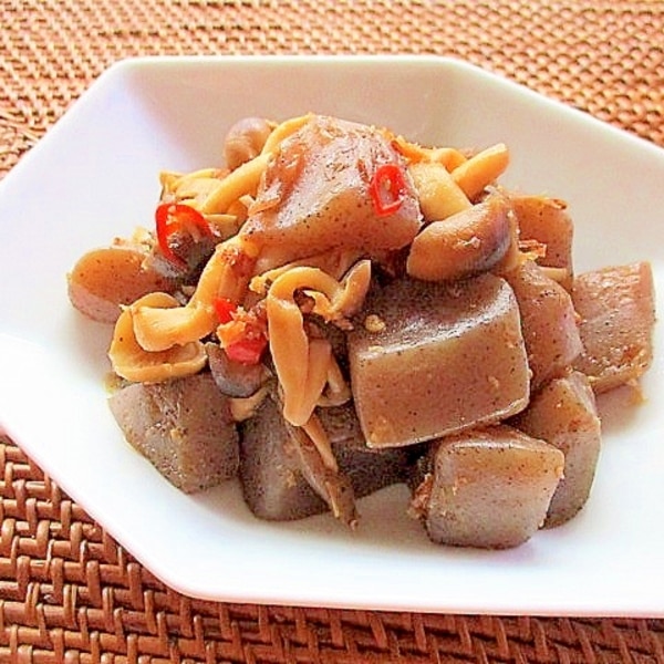 作り置きおかず こんにゃくとしめじの炒め煮 レシピ 作り方 By はぁぽじ 楽天レシピ 作り置きおかず こんにゃくとしめじの炒め煮 レシピ 作り方 By はぁぽじ 楽天レシピ