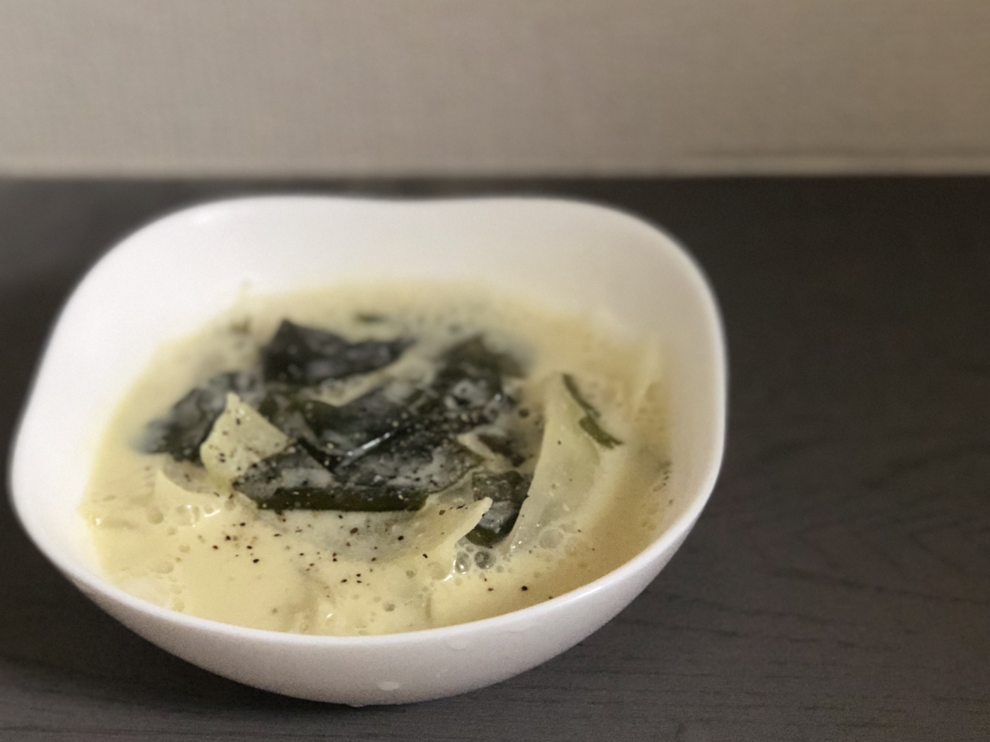 【時短夕食】玉ねぎと豆乳のデトックススープ